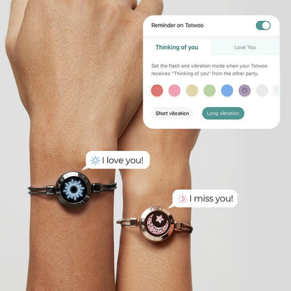 Sun & Moon To Two - Connected Love Bracelets