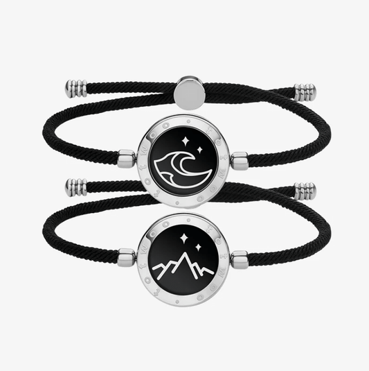 Mountain & Sea To Two - Connected Love Bracelets